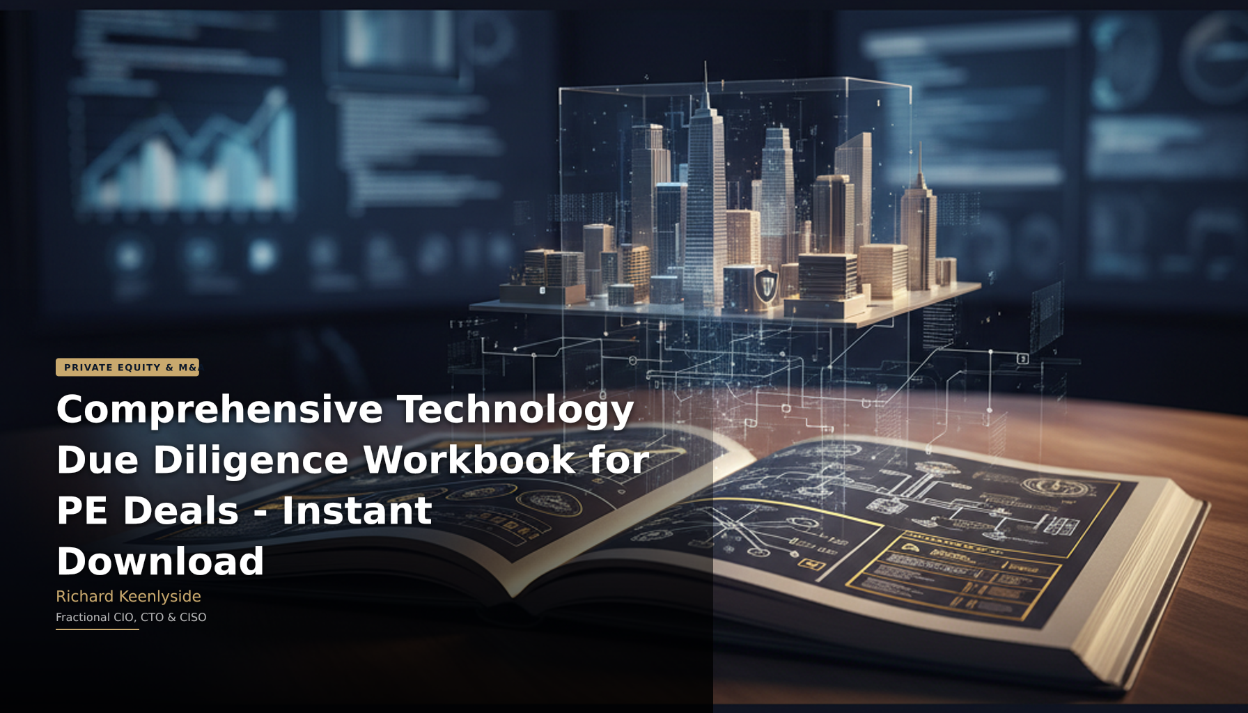 Comprehensive Technology Due Diligence Workbook for PE Deals - Instant Download - Richard Keenlyside, Fractional CIO, CTO and CISO