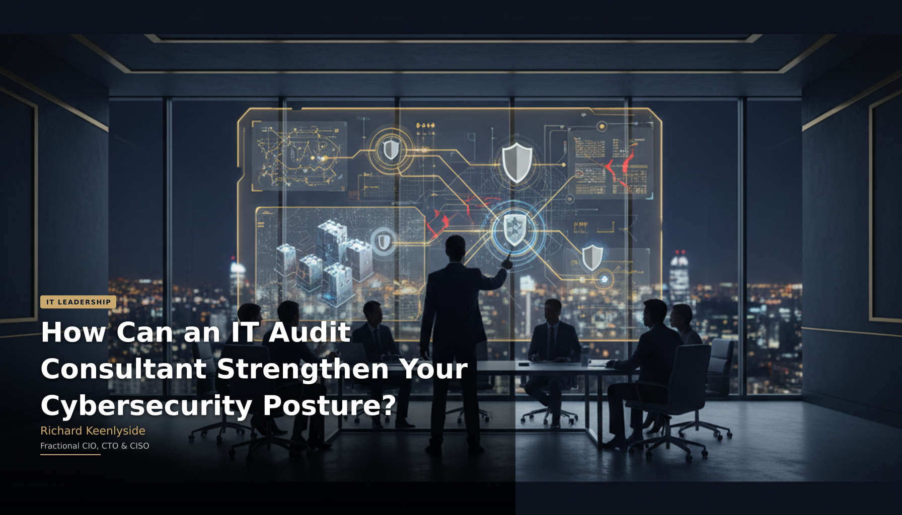 How Can an IT Audit Consultant Strengthen Your Cybersecurity Posture? - Richard Keenlyside, Fractional CIO, CTO and CISO