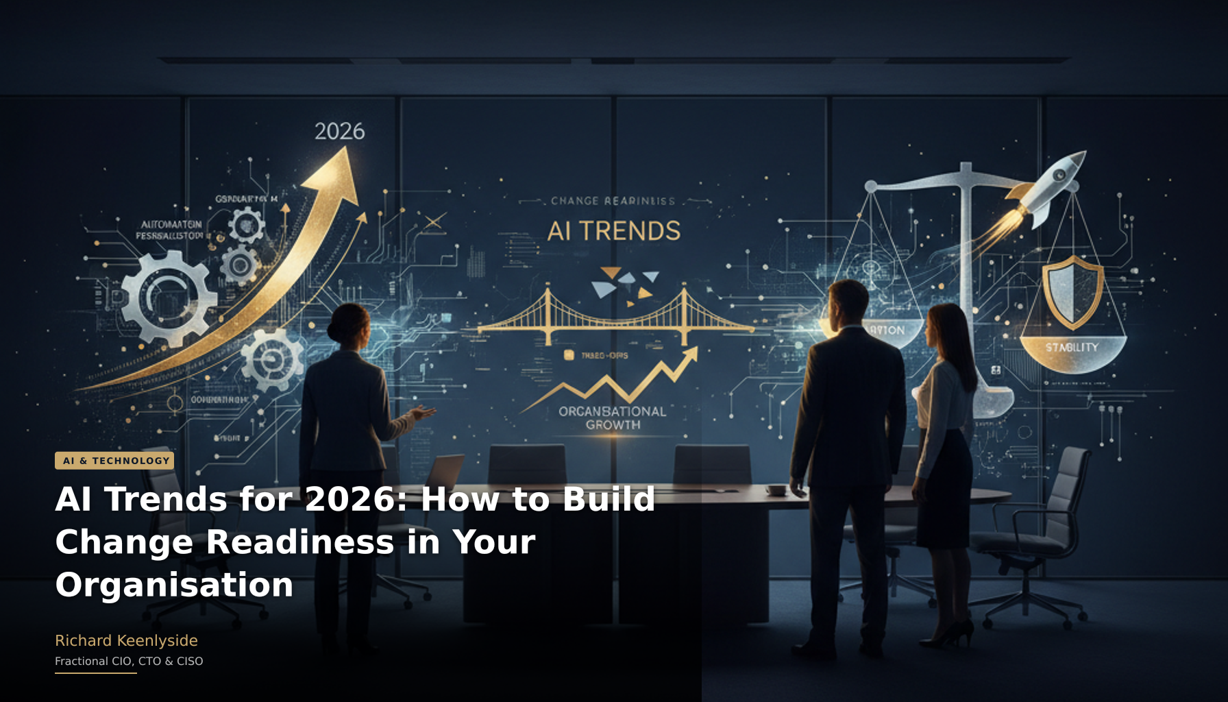 AI Trends for 2026: How to Build Change Readiness in Your Organisation - Richard Keenlyside, Fractional CIO, CTO and CISO