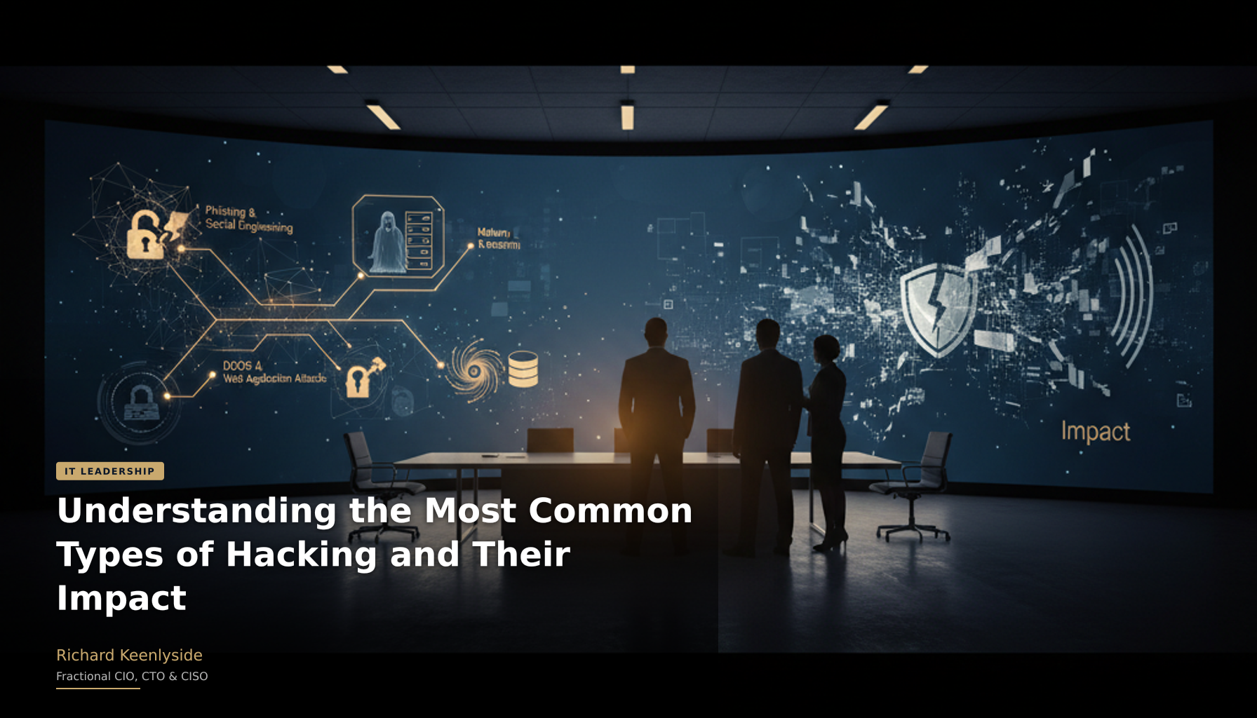 Understanding the Most Common Types of Hacking and Their Impact - Richard Keenlyside, Fractional CIO, CTO and CISO