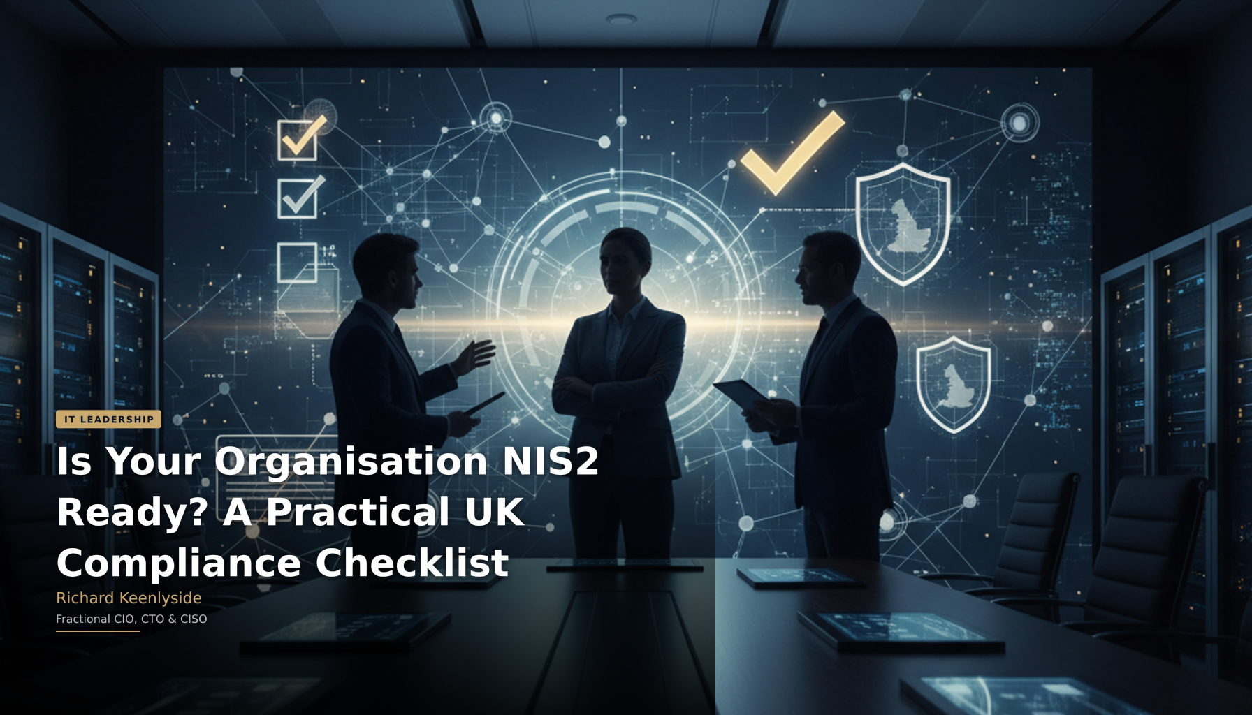 Is Your Organisation NIS2 Ready? A Practical UK Compliance Checklist - Richard Keenlyside, Fractional CIO, CTO and CISO