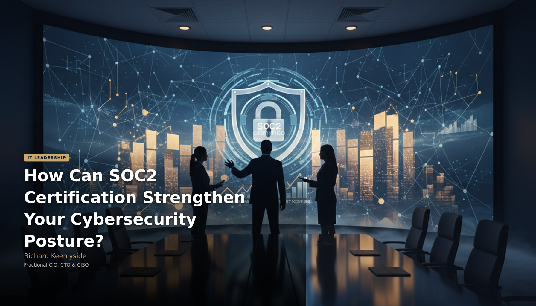 How Can SOC2 Certification Strengthen Your Cybersecurity Posture? - Richard Keenlyside, Fractional CIO, CTO and CISO