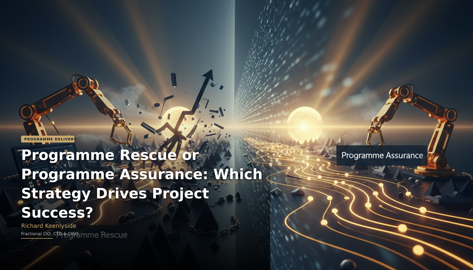 Programme Rescue or Programme Assurance: Which Strategy Drives Project Success? - Richard Keenlyside, Fractional CIO, CTO and CISO