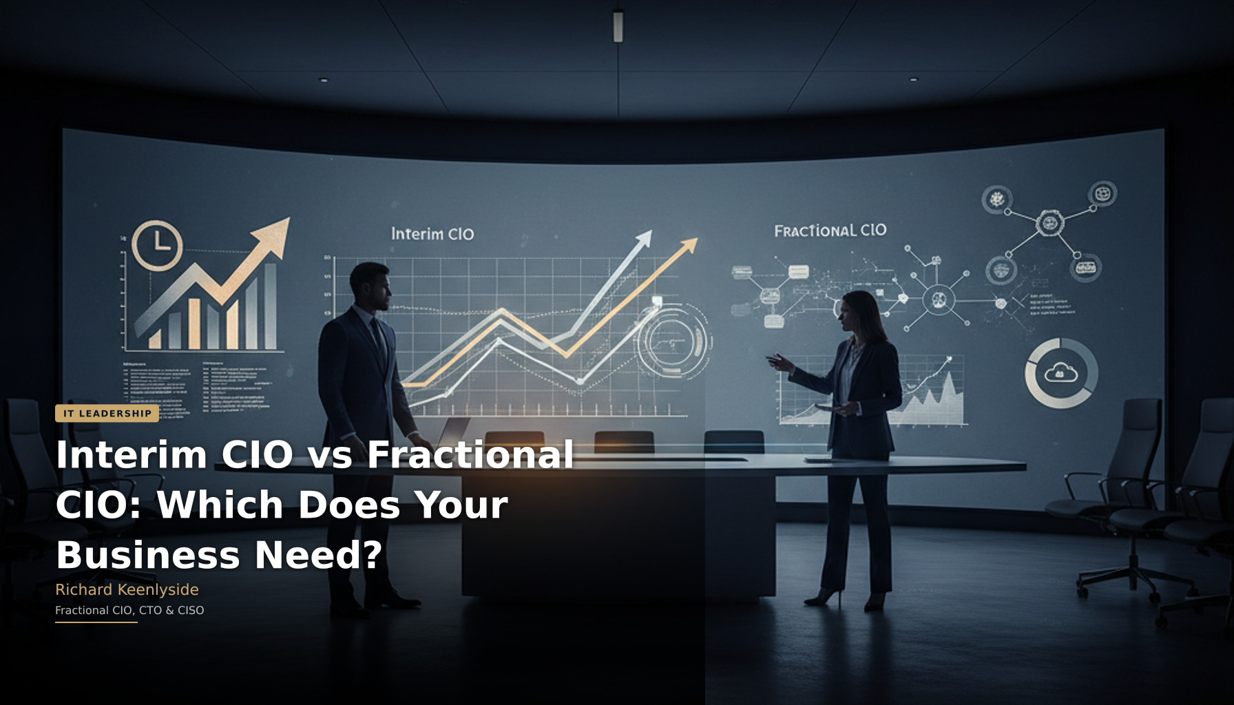 Interim CIO vs Fractional CIO: Which Does Your Business Need? - Richard Keenlyside, Fractional CIO, CTO and CISO