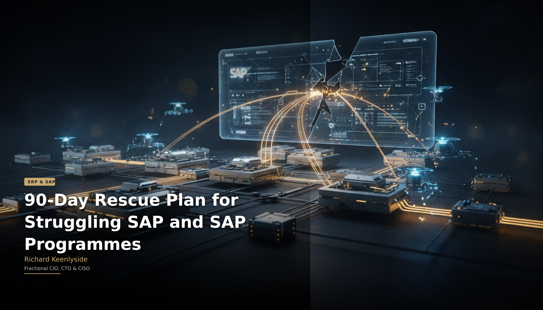 90-Day Rescue Plan for Struggling SAP and SAP Programmes - Richard Keenlyside, Fractional CIO, CTO and CISO