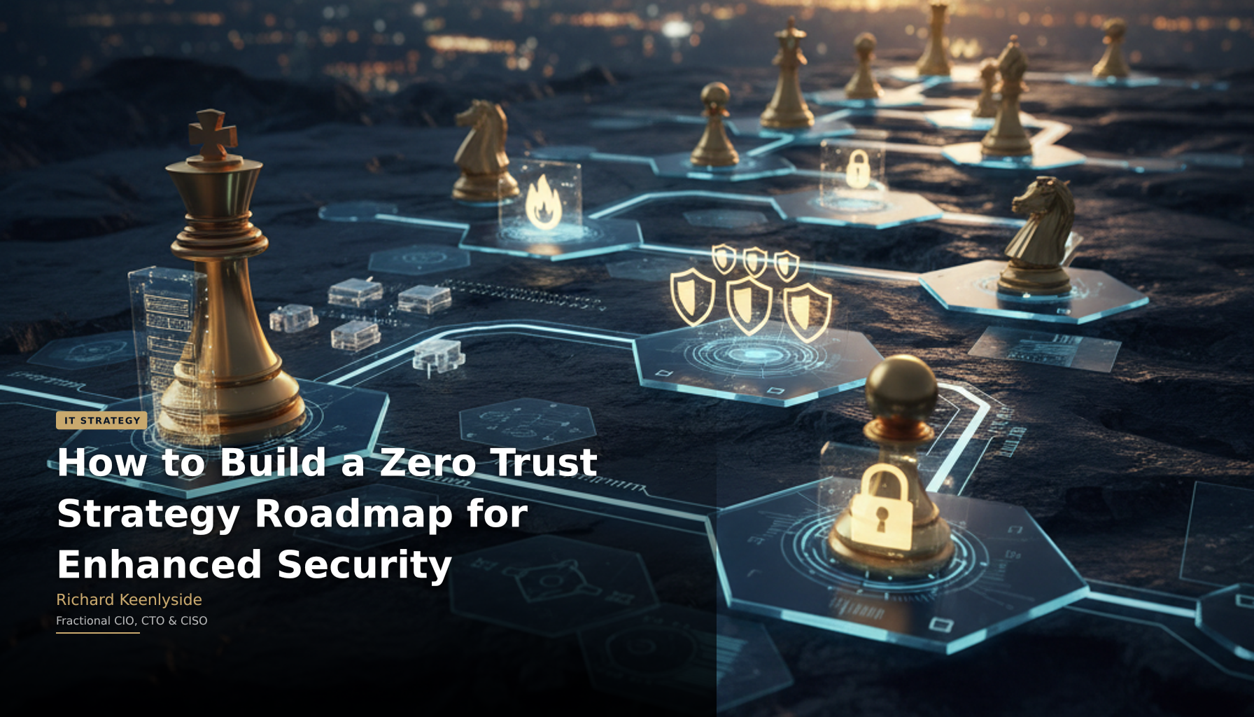How to Build a Zero Trust Strategy Roadmap for Enhanced Security - Richard Keenlyside, Fractional CIO, CTO and CISO