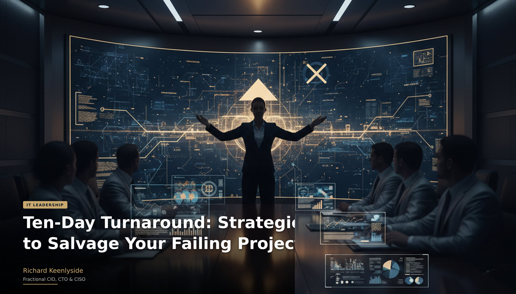 Ten-Day Turnaround: Strategies to Salvage Your Failing Project - Richard Keenlyside, Fractional CIO, CTO and CISO