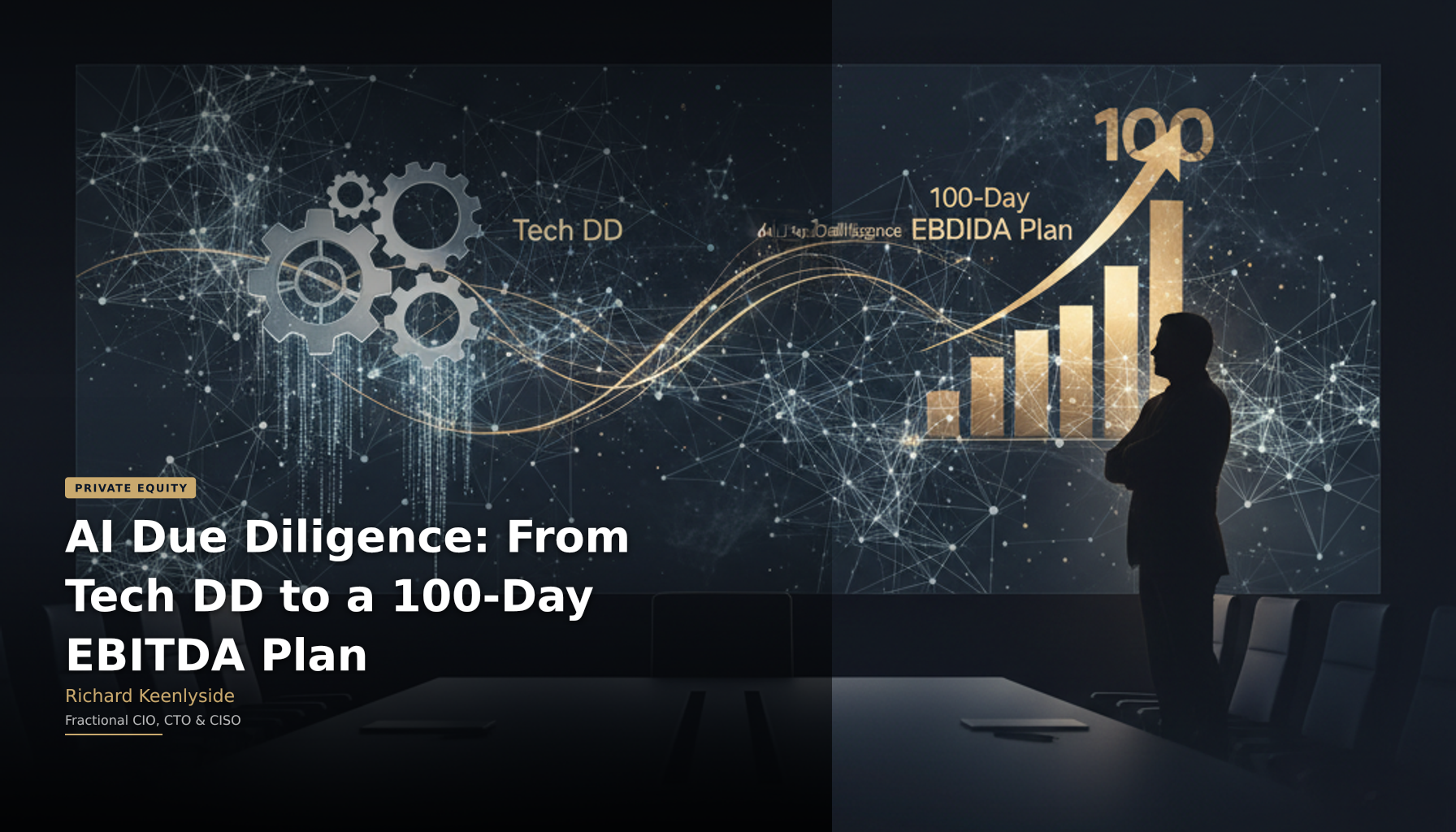 AI Due Diligence: From Tech DD to a 100-Day EBITDA Plan - Richard Keenlyside, Fractional CIO, CTO and CISO