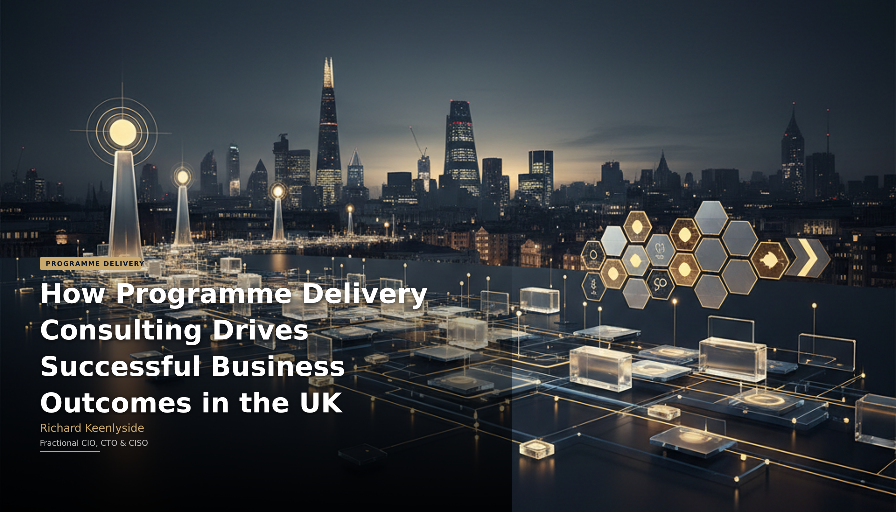 How Programme Delivery Consulting Drives Successful Business Outcomes in the UK - Richard Keenlyside, Fractional CIO, CTO and CISO