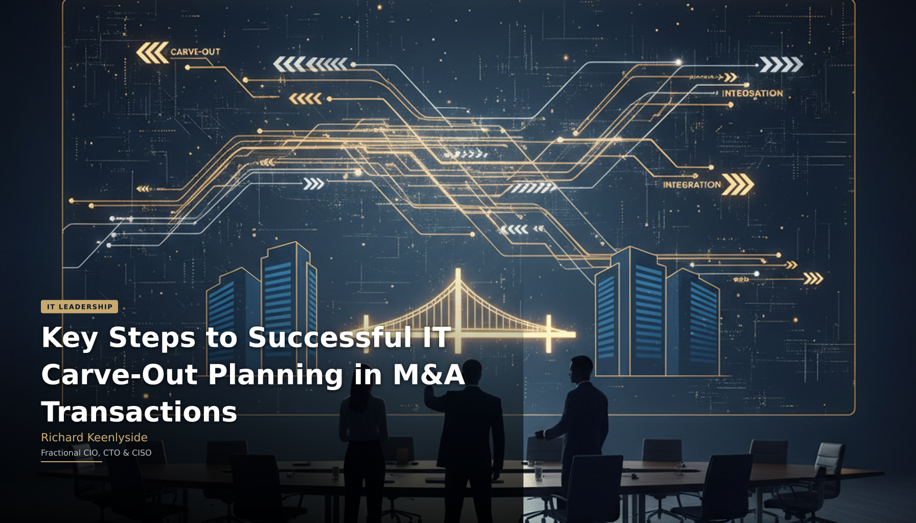 Key Steps to Successful IT Carve-Out Planning in M&A Transactions - Richard Keenlyside, Fractional CIO, CTO and CISO