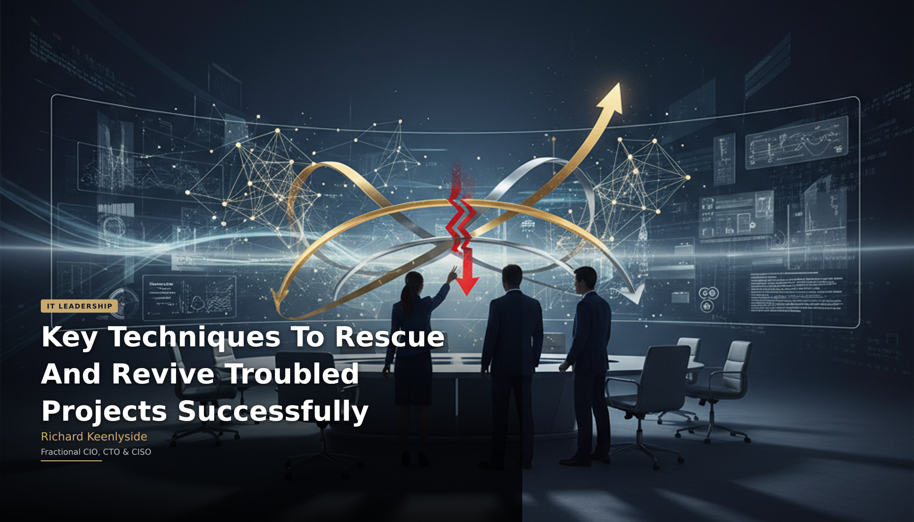Key Techniques To Rescue And Revive Troubled Projects Successfully - Richard Keenlyside, Fractional CIO, CTO and CISO