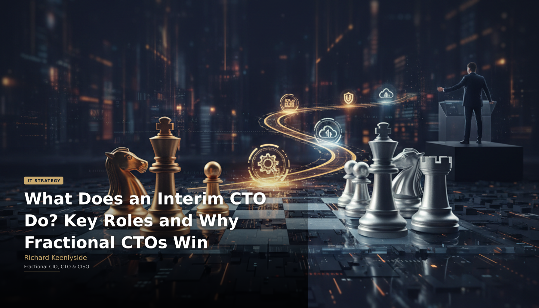 What Does an Interim CTO Do? Key Roles and Why Fractional CTOs Win - Richard Keenlyside, Fractional CIO, CTO and CISO