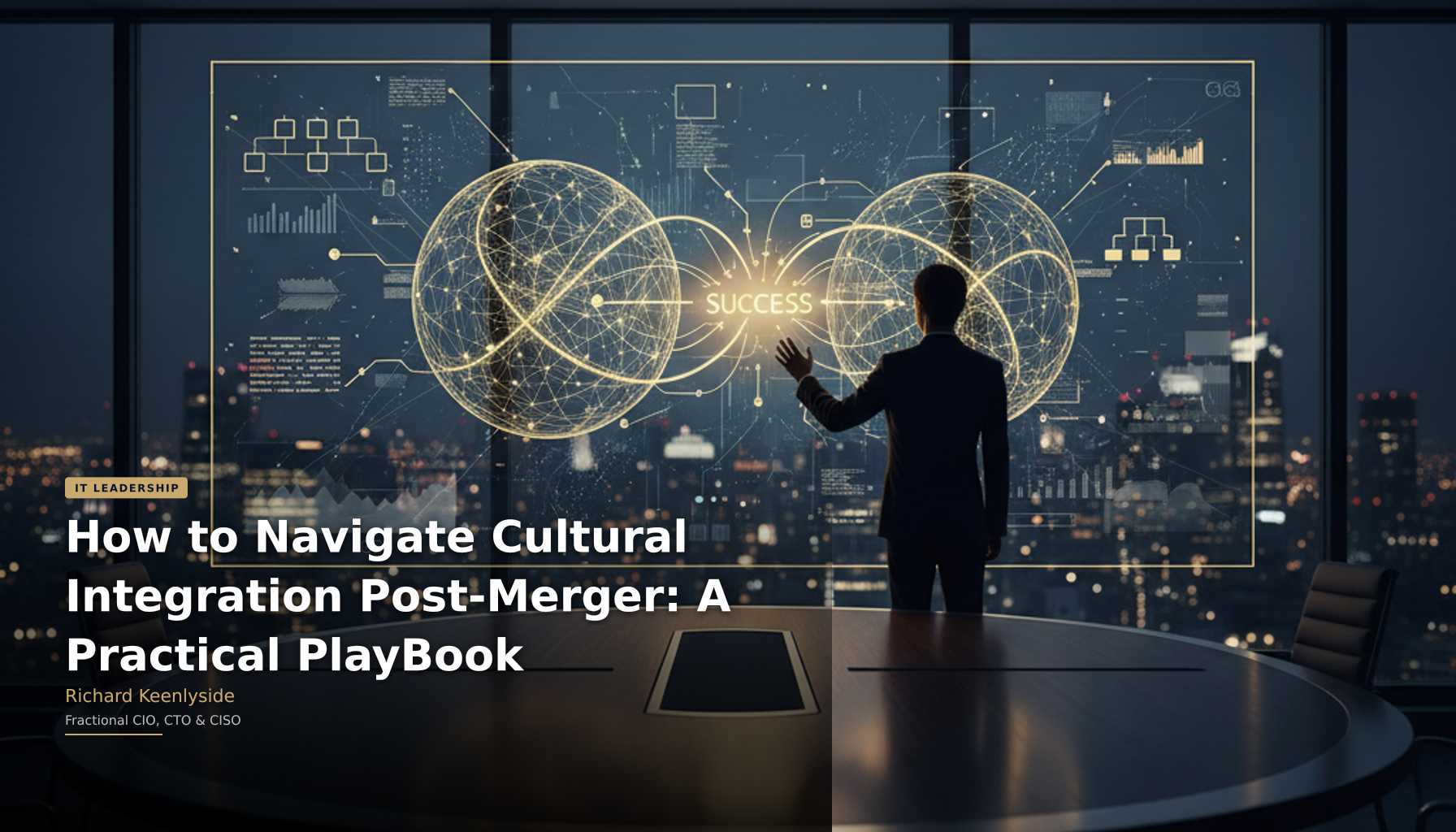 How to Navigate Cultural Integration Post-Merger: A Practical PlayBook - Richard Keenlyside, Fractional CIO, CTO and CISO