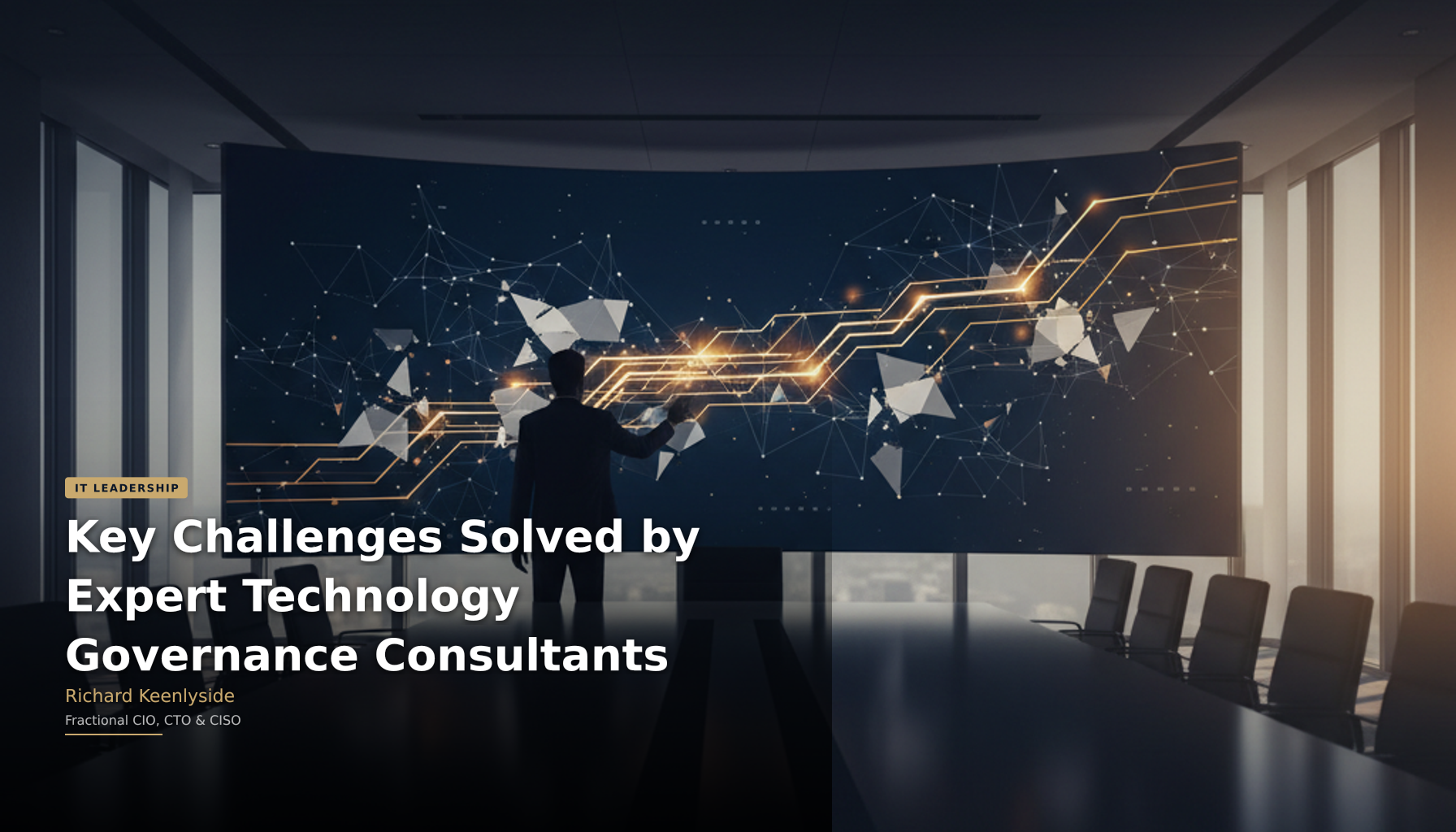Key Challenges Solved by Expert Technology Governance Consultants - Richard Keenlyside, Fractional CIO, CTO and CISO