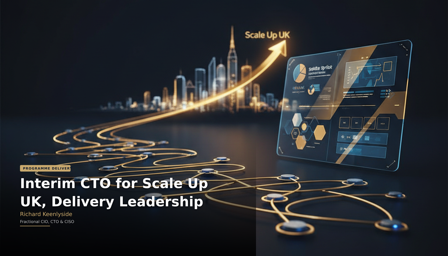 Interim CTO for Scale Up UK, Delivery Leadership - Richard Keenlyside, Fractional CIO, CTO and CISO