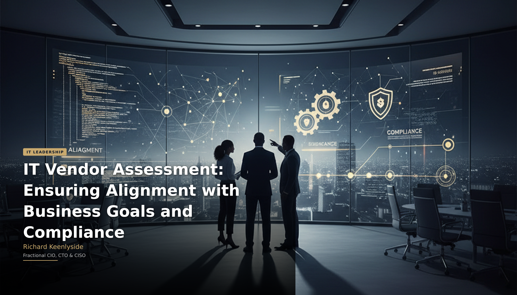 IT Vendor Assessment: Ensuring Alignment with Business Goals and Compliance - Richard Keenlyside, Fractional CIO, CTO and CISO