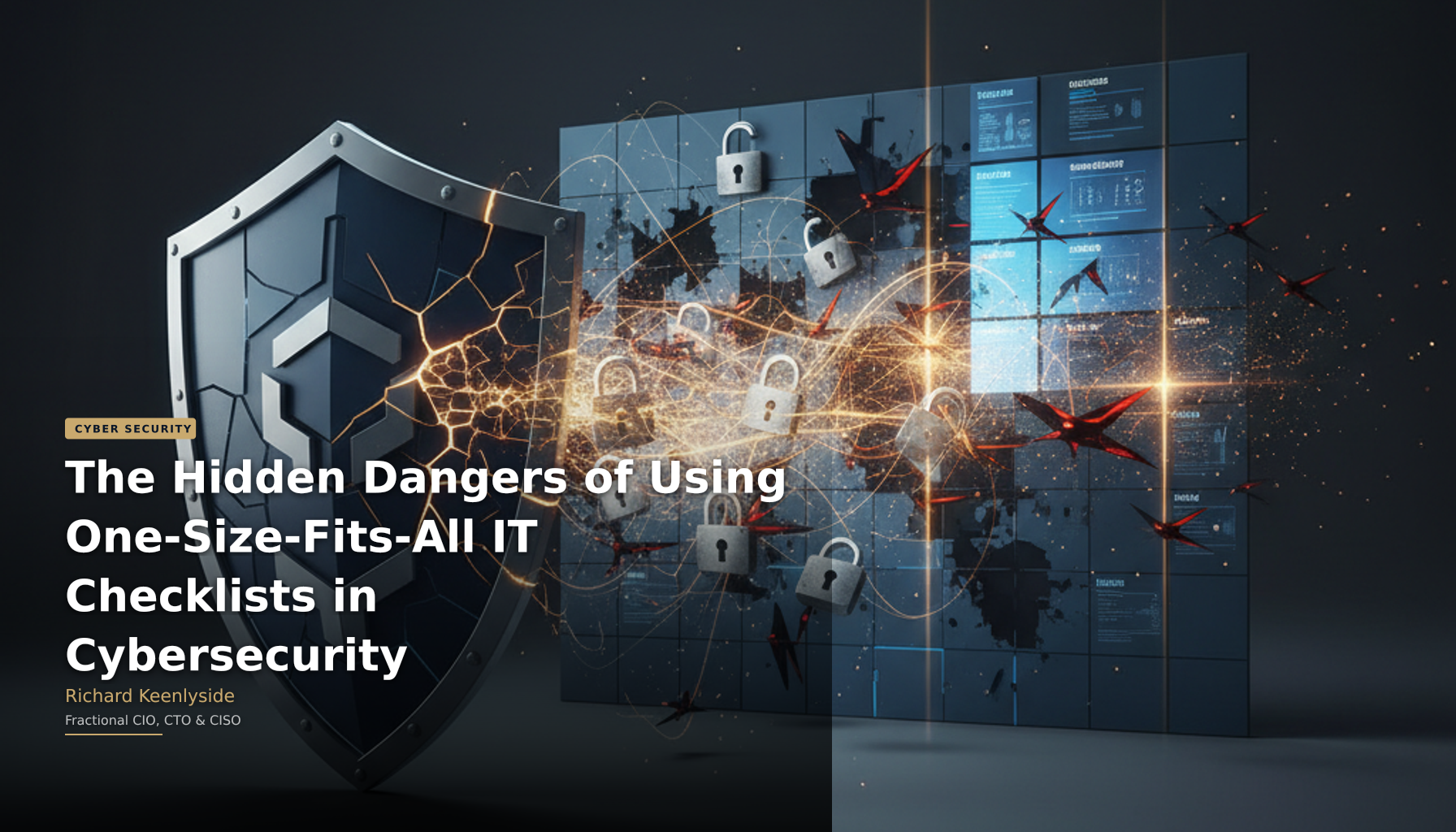 The Hidden Dangers of Using One-Size-Fits-All IT Checklists in Cybersecurity - Richard Keenlyside, Fractional CIO, CTO and CISO