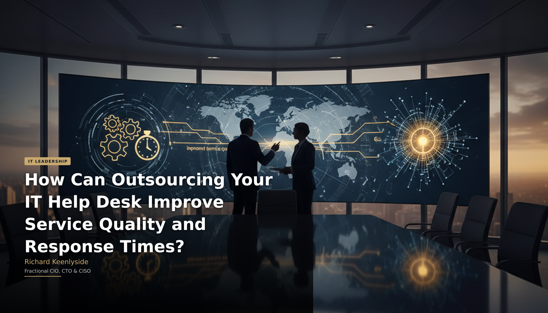 How Can Outsourcing Your IT Help Desk Improve Service Quality and Response Times? - Richard Keenlyside, Fractional CIO, CTO and CISO