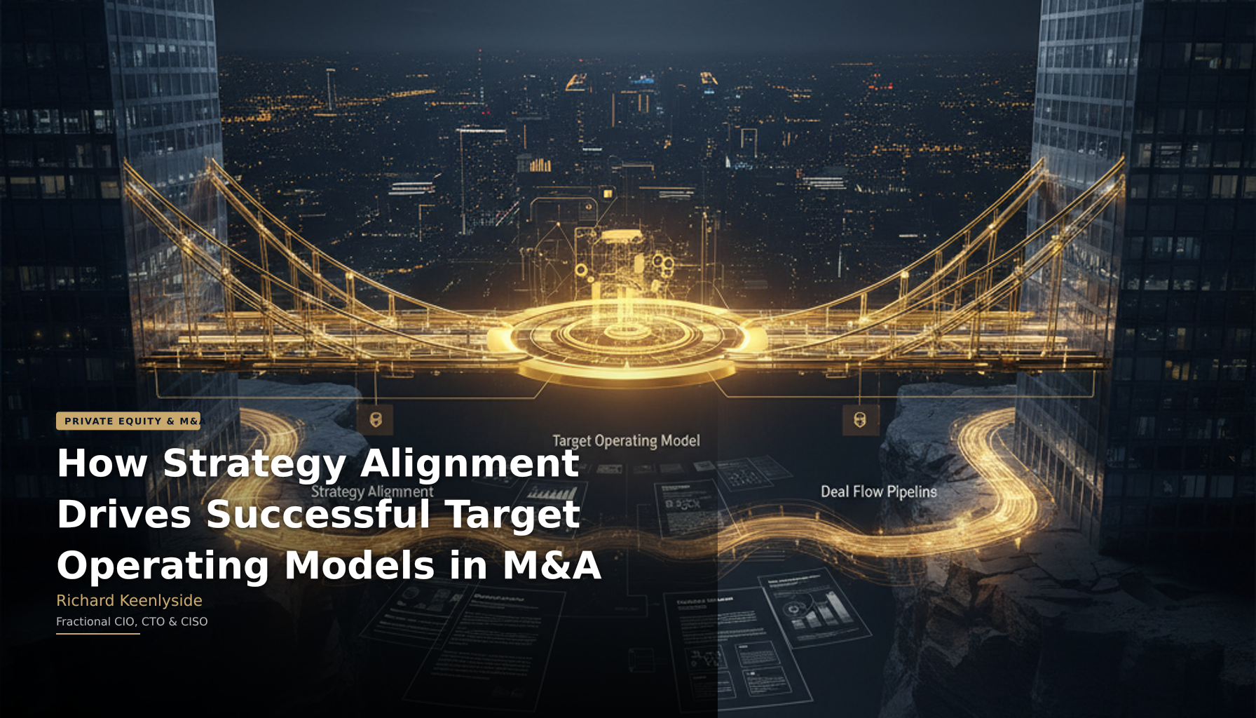 How Strategy Alignment Drives Successful Target Operating Models in M&A - Richard Keenlyside, Fractional CIO, CTO and CISO