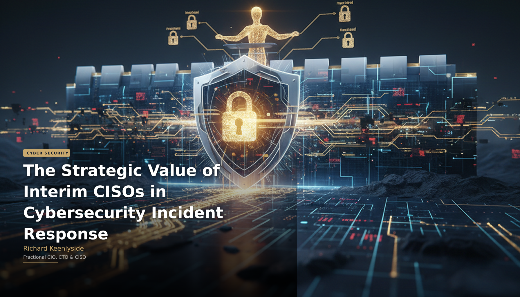 The Strategic Value of Interim CISOs in Cybersecurity Incident Response - Richard Keenlyside, Fractional CIO, CTO and CISO