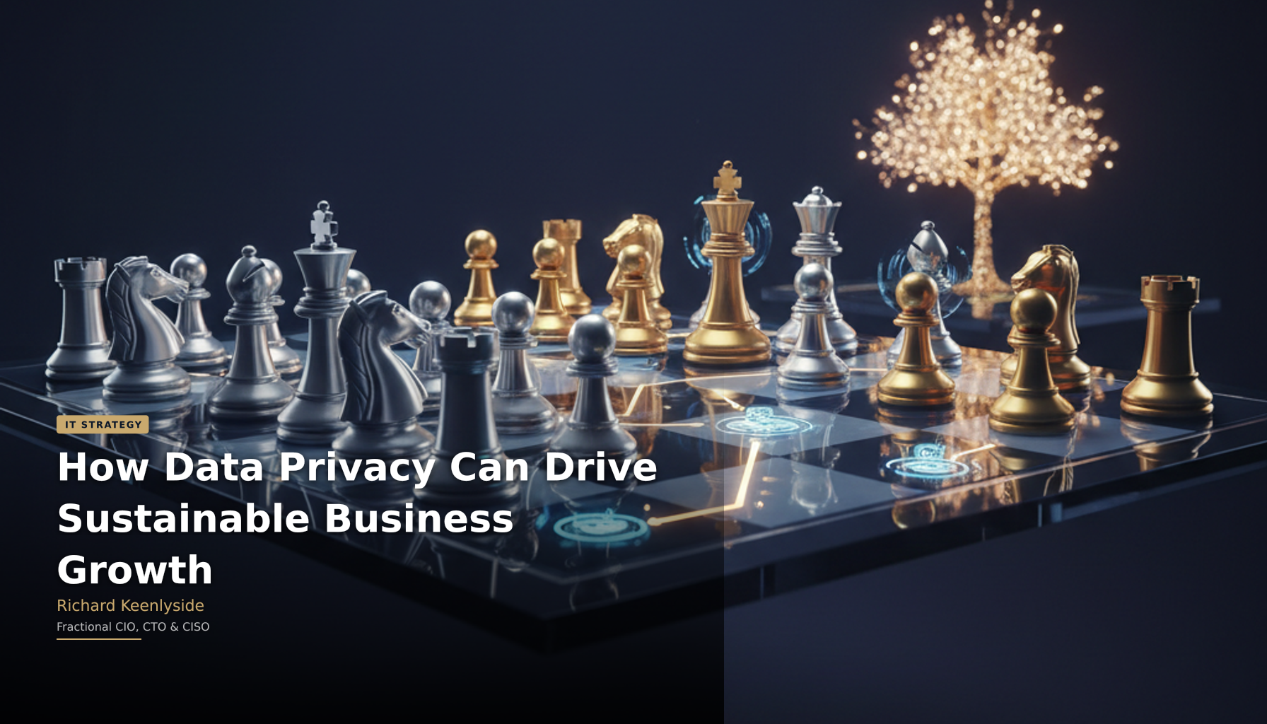How Data Privacy Can Drive Sustainable Business Growth - Richard Keenlyside, Fractional CIO, CTO and CISO