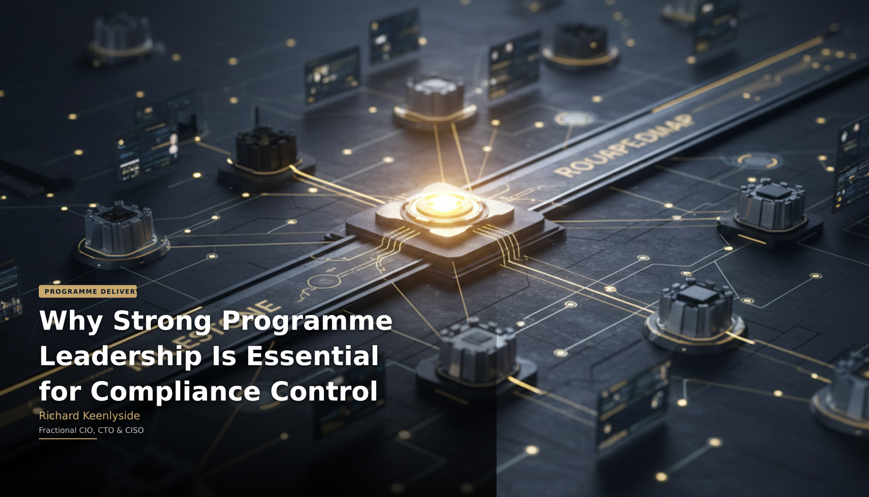 Why Strong Programme Leadership Is Essential for Compliance Control - Richard Keenlyside, Fractional CIO, CTO and CISO