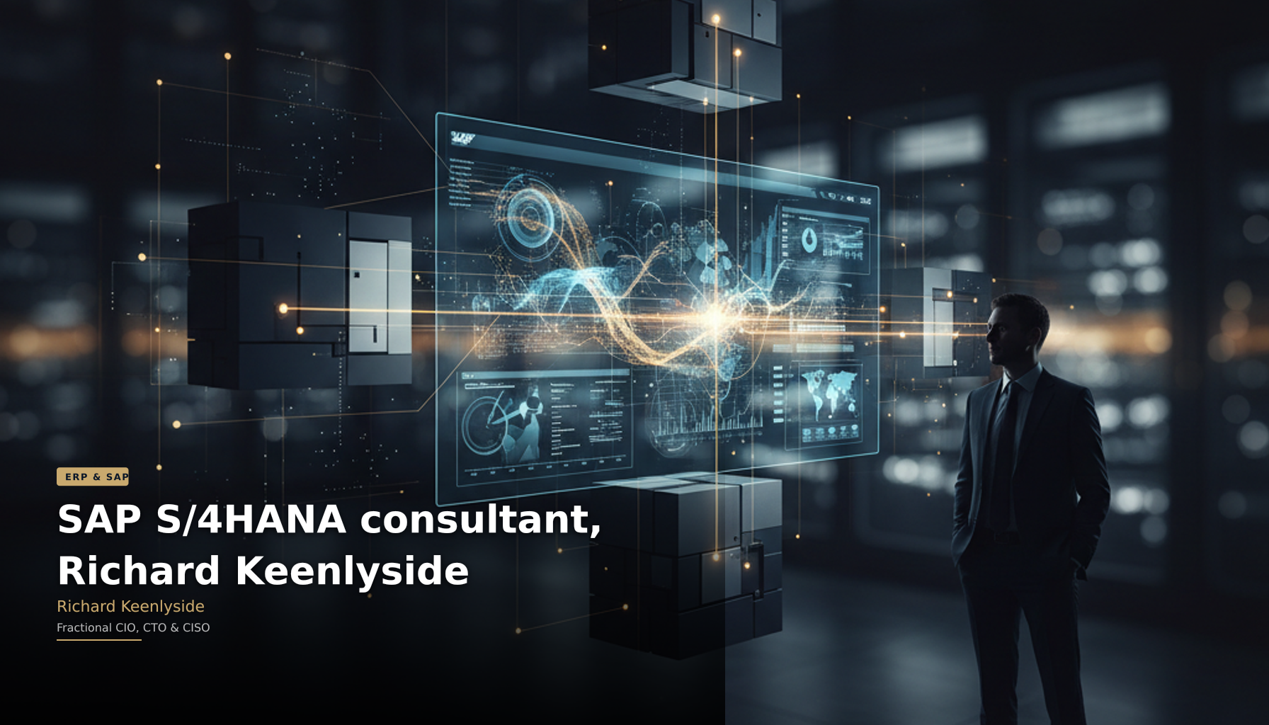 SAP S/4HANA consultant, Richard Keenlyside - Richard Keenlyside, Fractional CIO, CTO and CISO