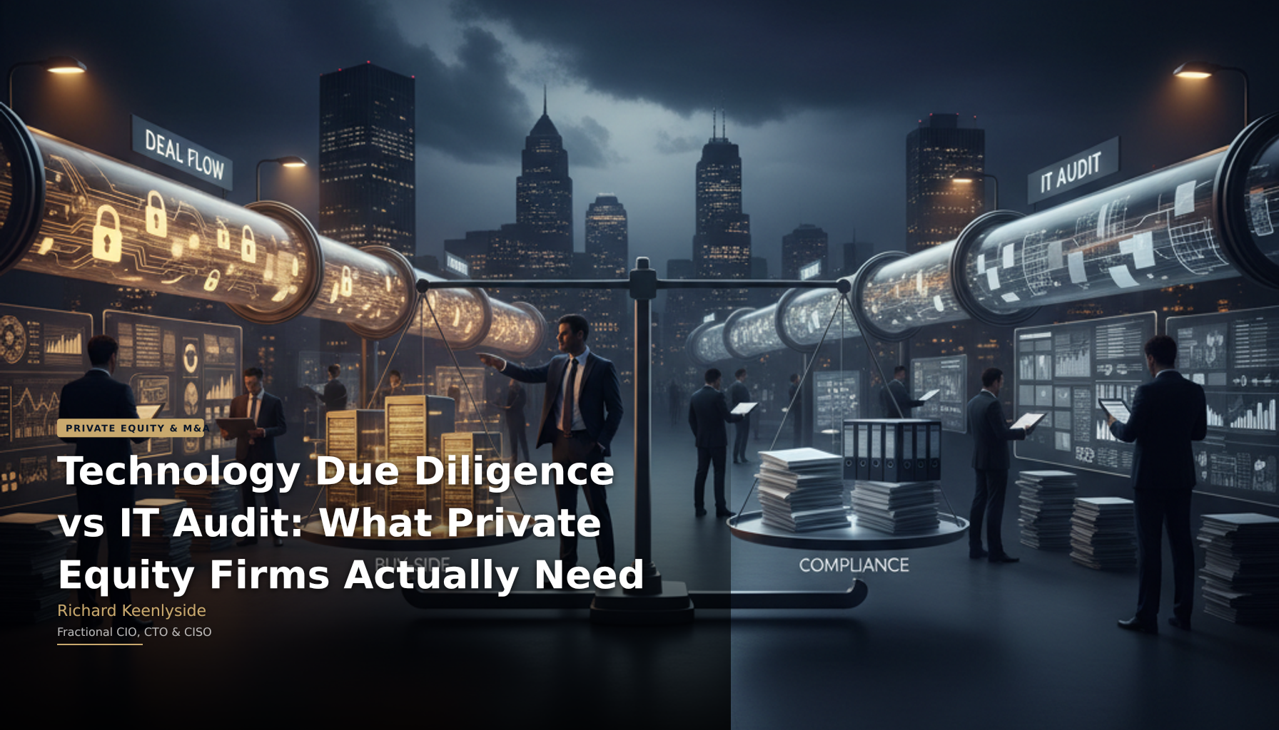 Technology Due Diligence vs IT Audit: What Private Equity Firms Actually Need - Richard Keenlyside, Fractional CIO, CTO and CISO