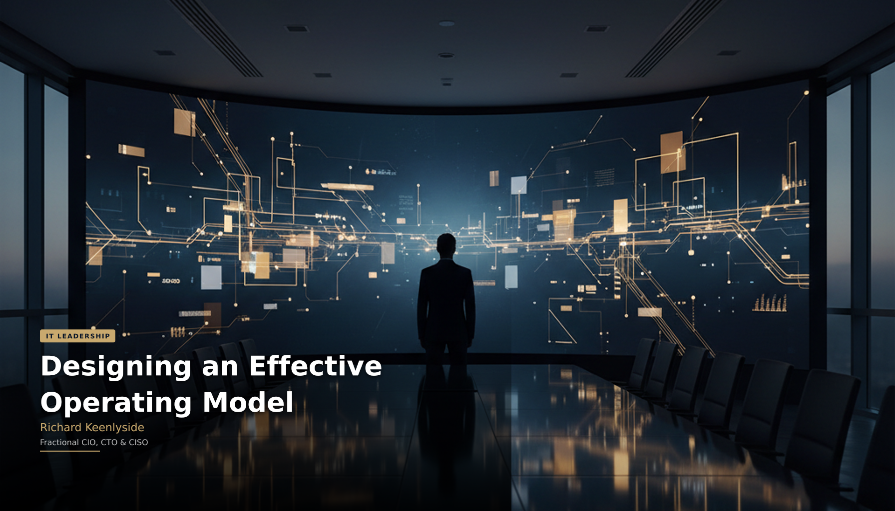 Designing an Effective Operating Model - Richard Keenlyside, Fractional CIO, CTO and CISO