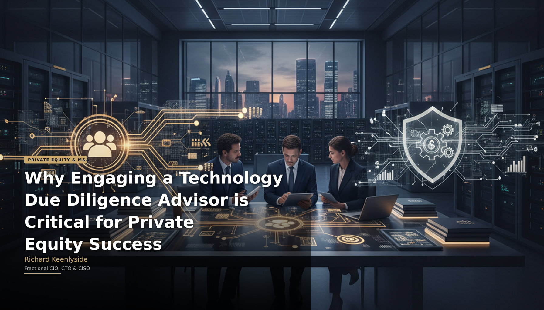 Why Engaging a Technology Due Diligence Advisor is Critical for Private Equity Success - Richard Keenlyside, Fractional CIO, CTO and CISO