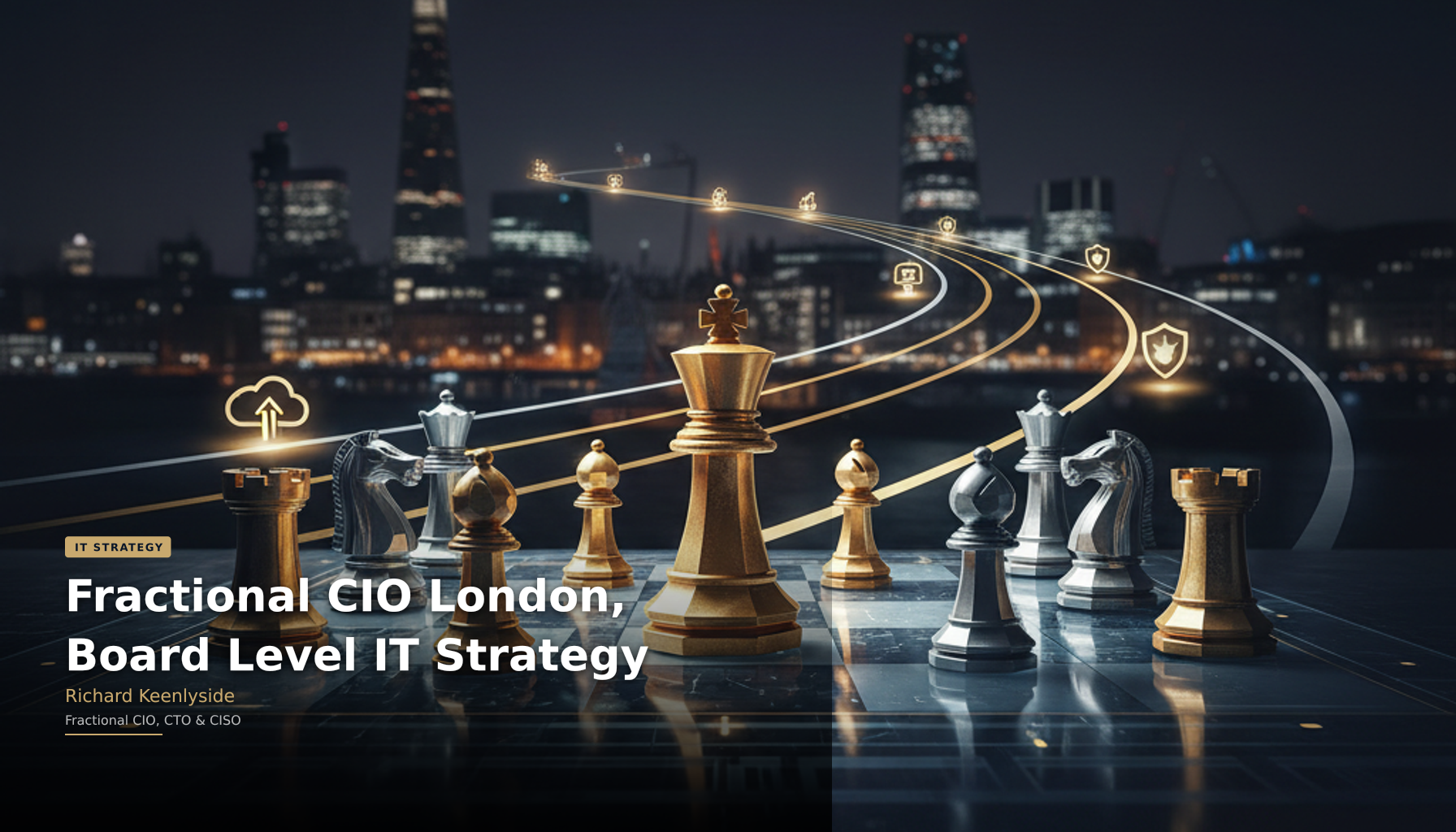 Fractional CIO London, Board Level IT Strategy - Richard Keenlyside, Fractional CIO, CTO and CISO