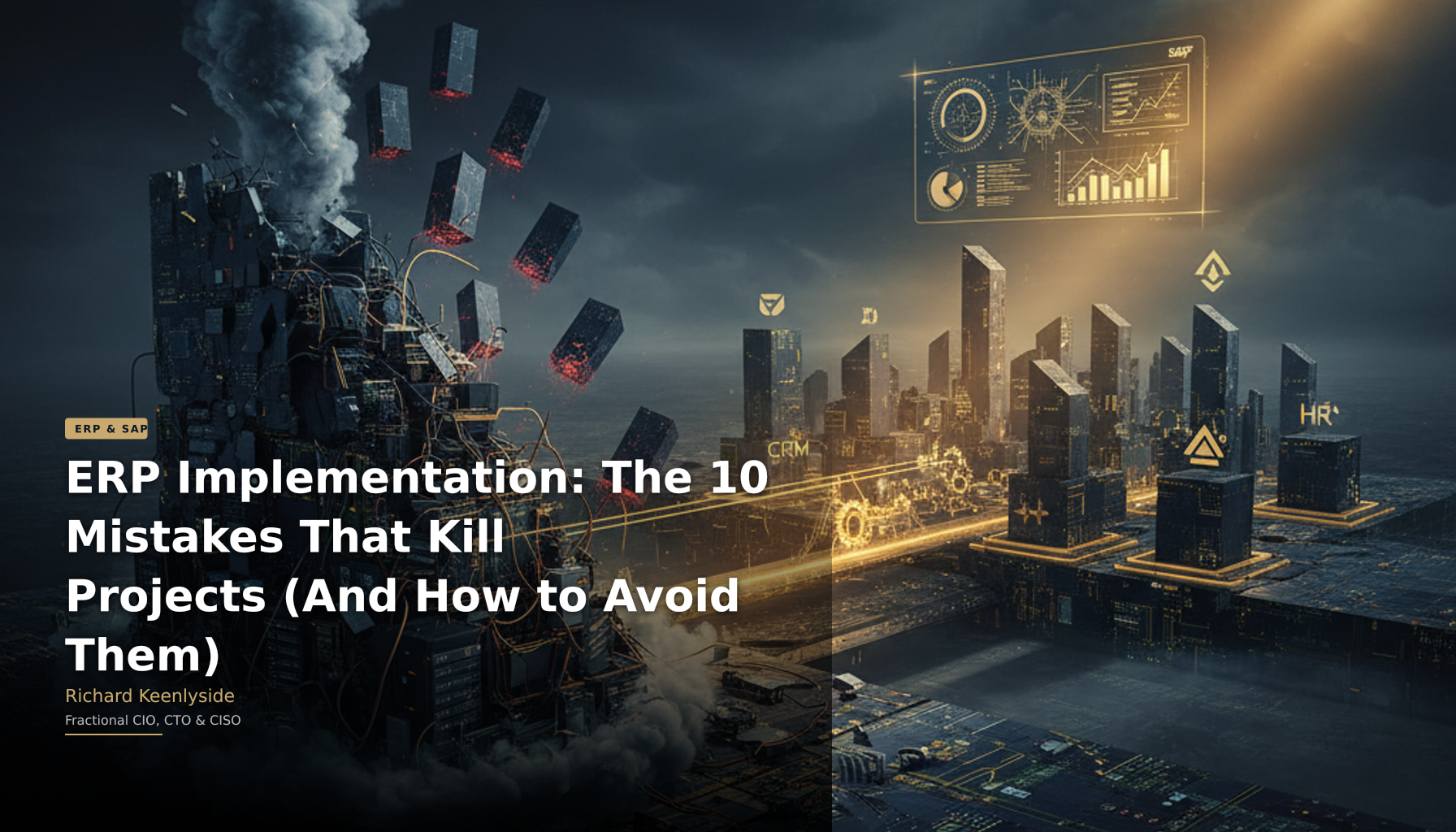 ERP Implementation: The 10 Mistakes That Kill Projects (And How to Avoid Them) - Richard Keenlyside, Fractional CIO, CTO and CISO