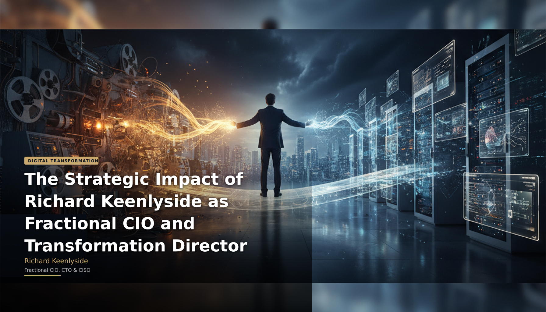 The Strategic Impact of Richard Keenlyside as Fractional CIO and Transformation Director - Richard Keenlyside, Fractional CIO, CTO and CISO