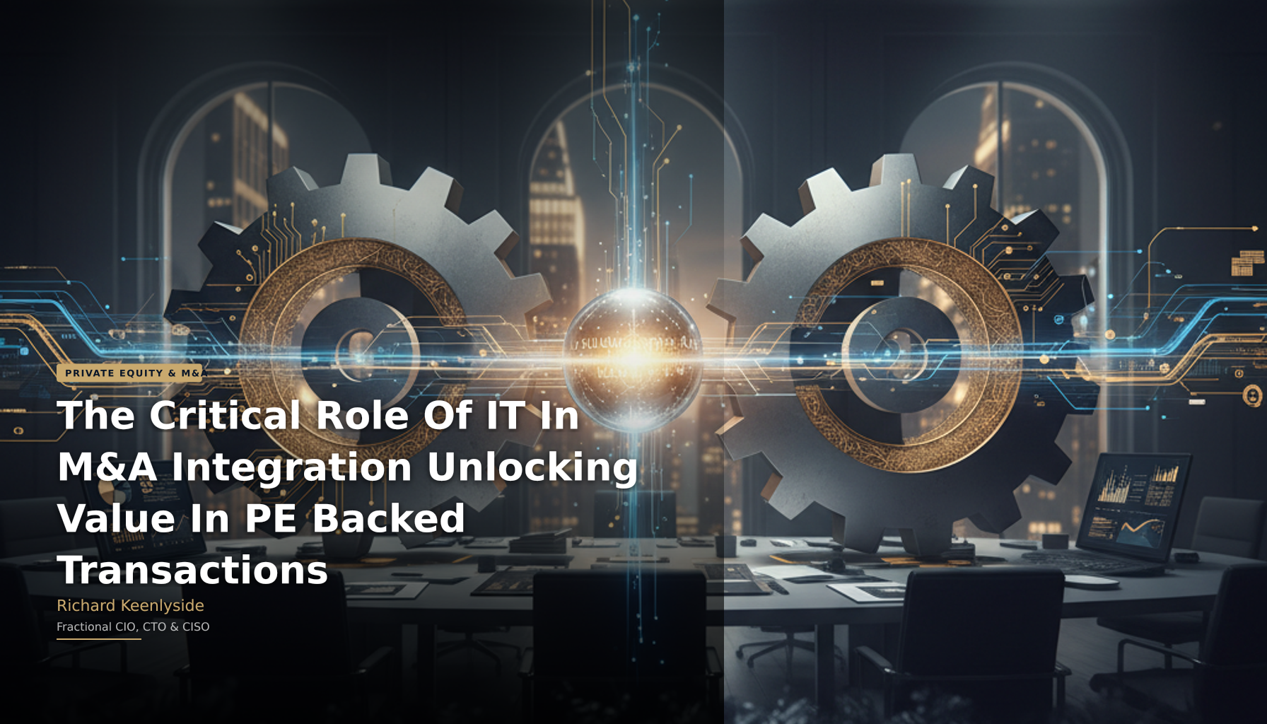 The Critical Role Of IT In M&A Integration Unlocking Value In PE Backed Transactions - Richard Keenlyside, Fractional CIO, CTO and CISO