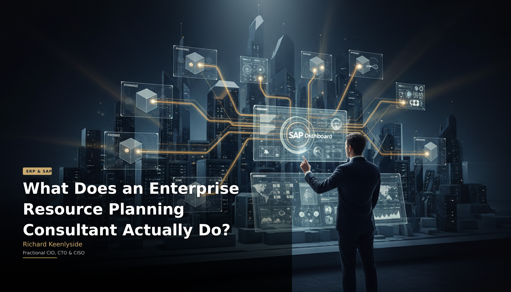 What Does an Enterprise Resource Planning Consultant Actually Do? - Richard Keenlyside, Fractional CIO, CTO and CISO