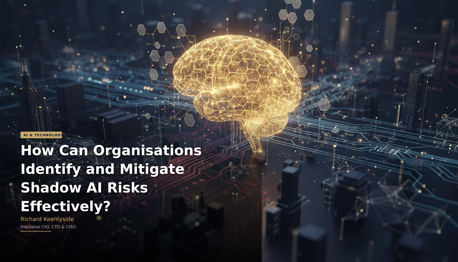 How Can Organisations Identify and Mitigate Shadow AI Risks Effectively? - Richard Keenlyside, Fractional CIO, CTO and CISO