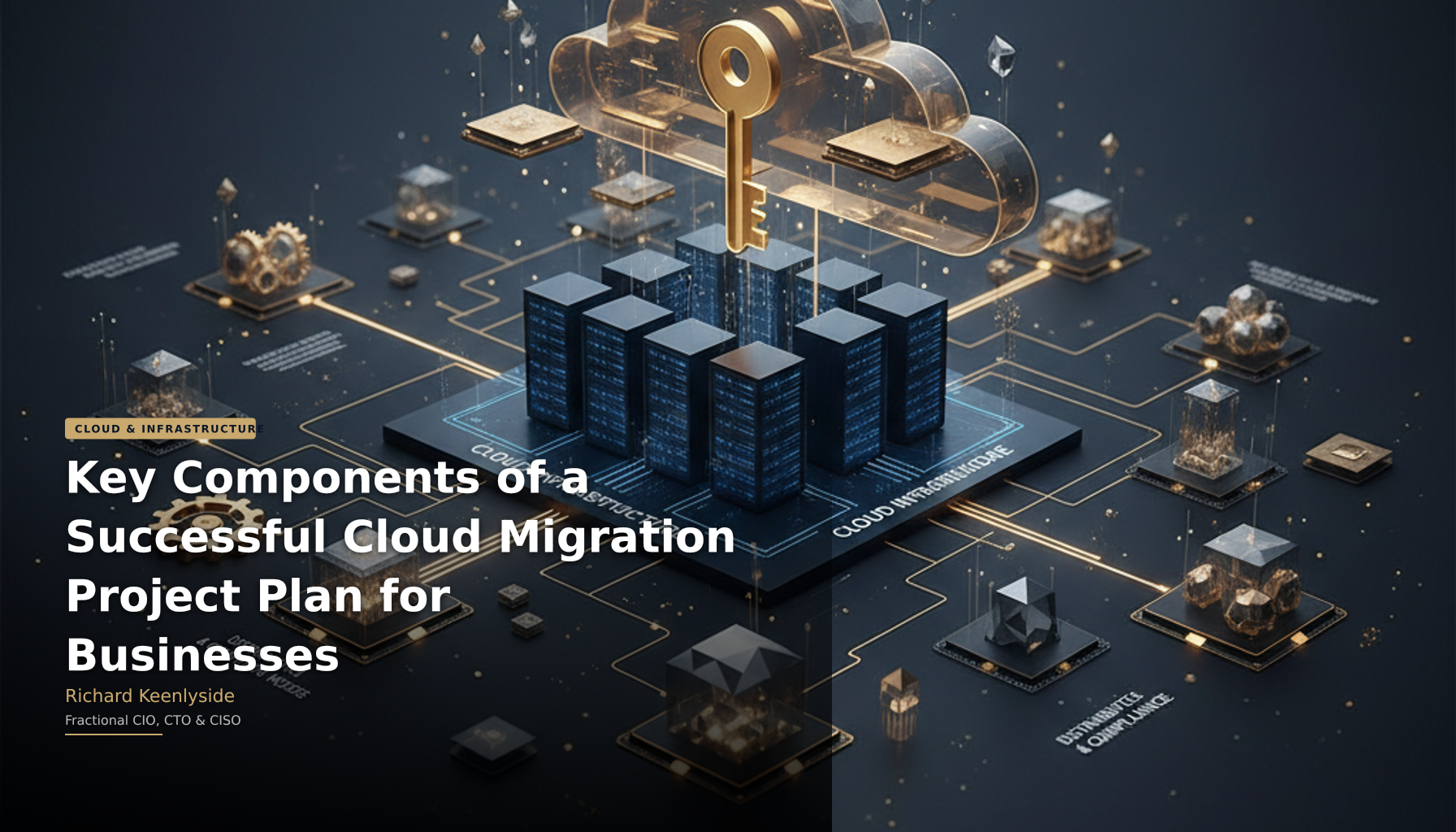 Key Components of a Successful Cloud Migration Project Plan for  Businesses - Richard Keenlyside, Fractional CIO, CTO and CISO