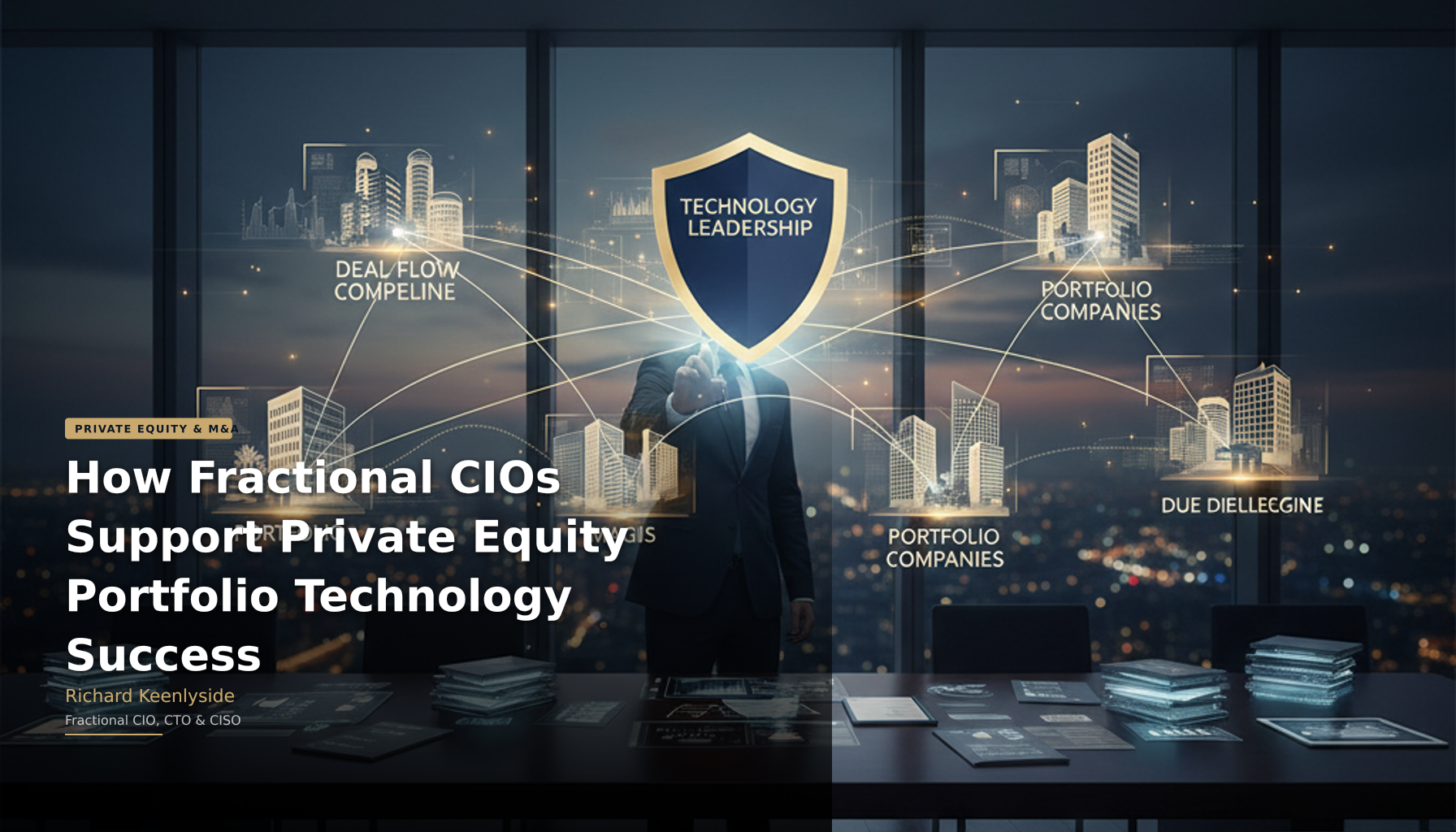 How Fractional CIOs Support Private Equity Portfolio Technology Success - Richard Keenlyside, Fractional CIO, CTO and CISO