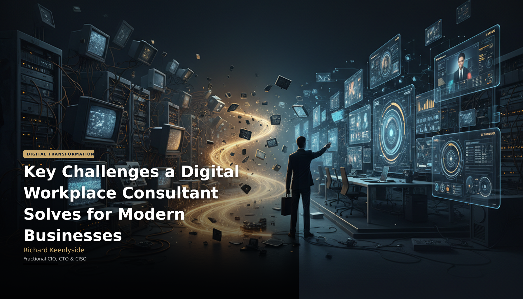 Key Challenges a Digital Workplace Consultant Solves for Modern Businesses - Richard Keenlyside, Fractional CIO, CTO and CISO