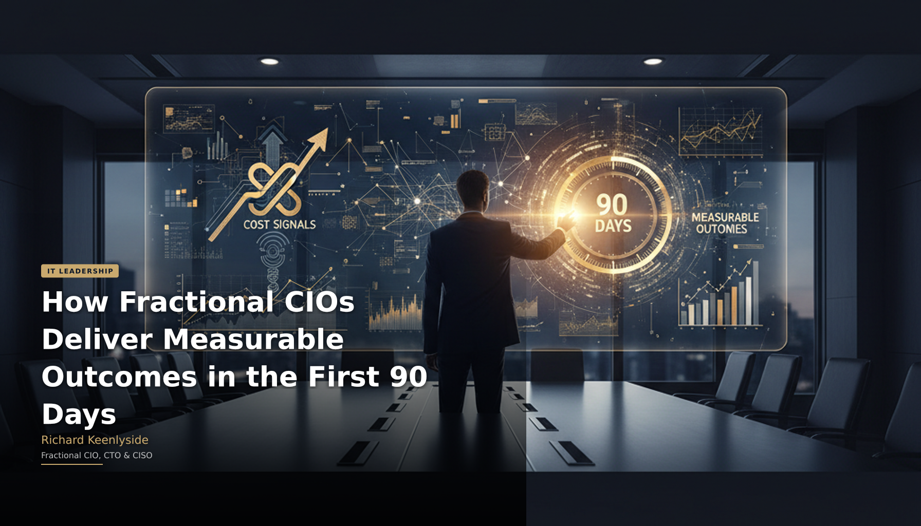 How Fractional CIOs Deliver Measurable Outcomes in the First 90 Days - Richard Keenlyside, Fractional CIO, CTO and CISO
