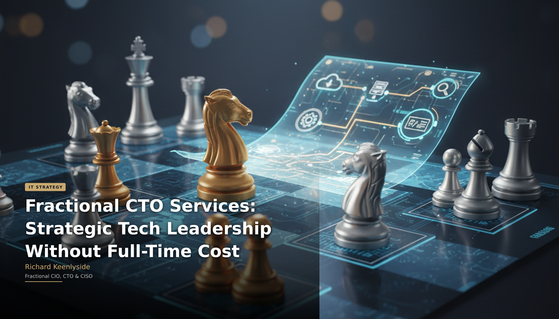 Fractional CTO Services: Strategic Tech Leadership Without Full-Time Cost - Richard Keenlyside, Fractional CIO, CTO and CISO